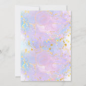 永遠の若さ ピオニーとローズの誕生日 招待状 (裏面)