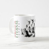 永遠の苦しみの墓地 コーヒーマグカップ (正面左)