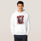 永遠の苦しみTシャツ パーカ (正面フル)