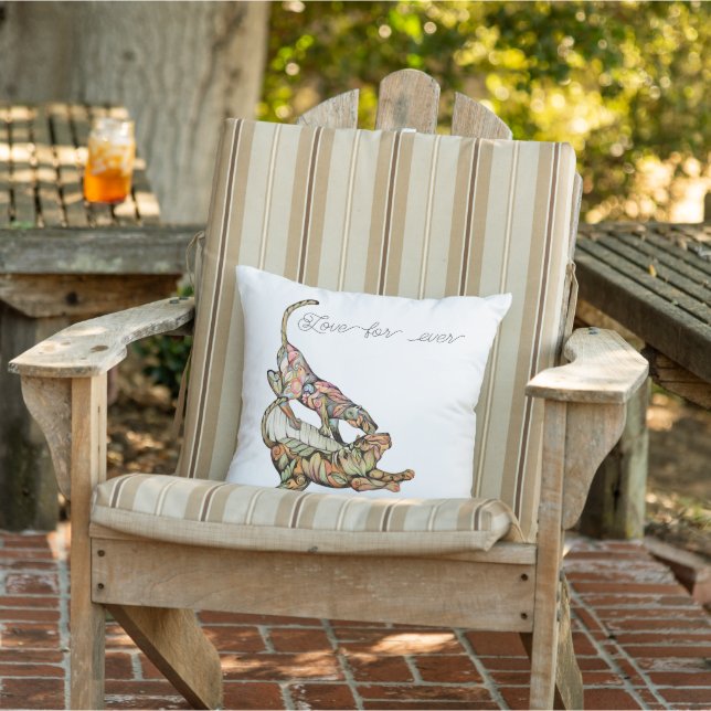 永遠の虎のダンスへの愛 アウトドアクッション (椅子)