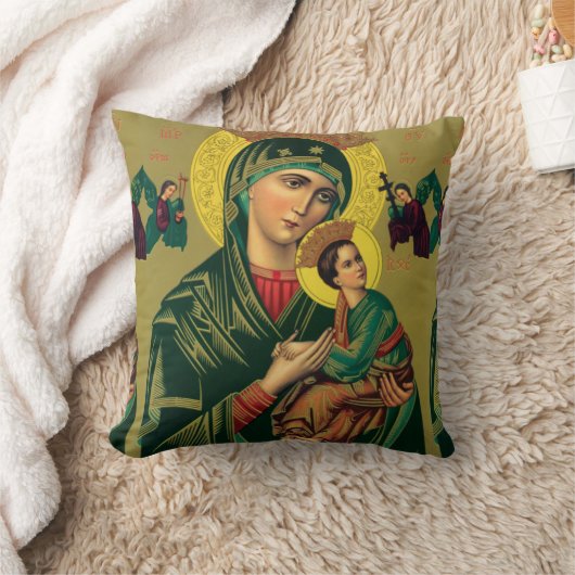 永遠の装飾用クッションの我々の救済女性 クッション (ブランケット)