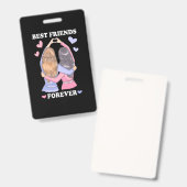 永遠の親友 バッジ (正面＆裏面)