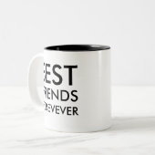 永遠の親友 | 友情 ギフト ツートーンマグカップ (正面左)