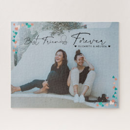 永遠の親友 | 現代のBFF ミニマル写真 ジグソーパズル