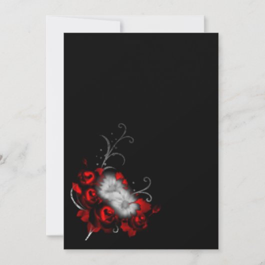 永遠の記憶ゴシッ結婚クの 招待状 (正面)