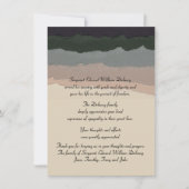 永遠の記憶-死別はNotecard感謝していしています サンキューカード (正面)