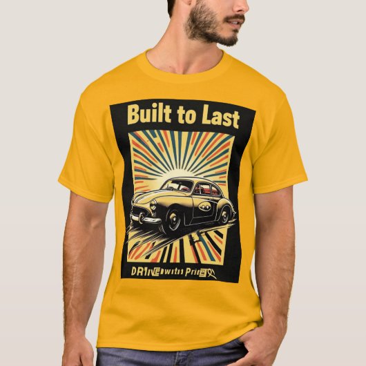 永遠の誇り、クラシックカー魂 – Lo Tシャツ (正面)