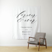 永遠の誓い ウェディングセレモニーの背景 タペストリー (インサイチュ)