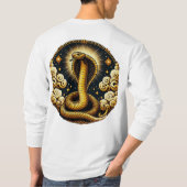 『永遠の輝き – 黄金の蛇』 Tシャツ (裏面)