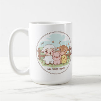 永遠の農場の友達 - かわいい&ほのぼの コーヒーマグカップ