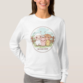 永遠の農場の友達 - かわいい＆可愛らしい Tシャツ