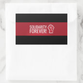 永遠の連帯! 長方形シール (バッグ)