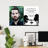 永遠の釣り オーダーメイド写真 追悼式 ポスター (ホームオフィス)