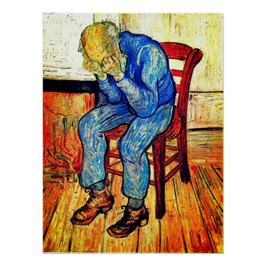 永遠の門で哀れな老人 ポスター (正面)