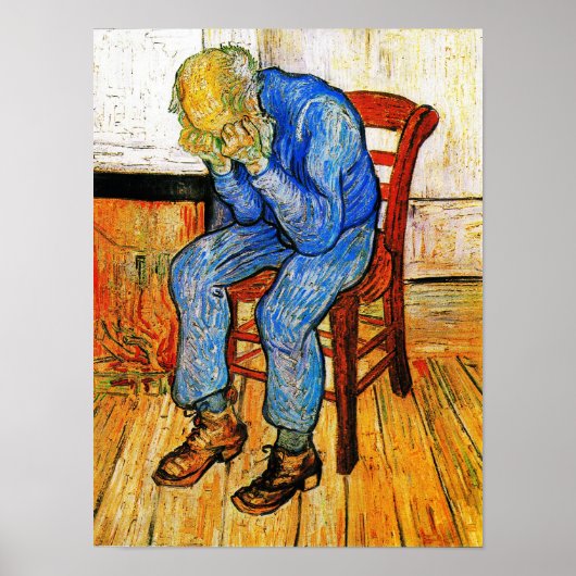 永遠の門で哀れな老人 ポスター (正面)