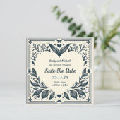 永遠の開花日付の保存 招待状 (スタンド正面)