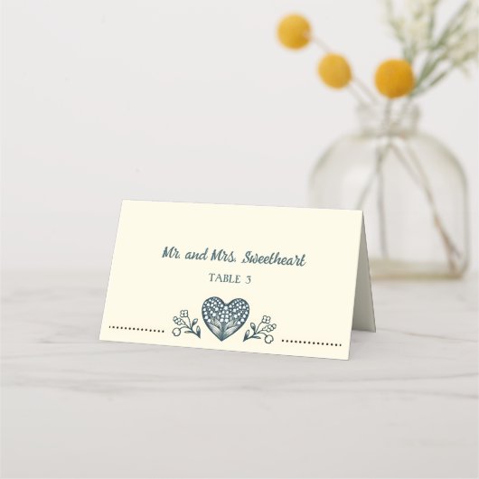 永遠の開花結婚ズ プレイスカード (正面)