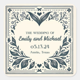 永遠の開花 スクエアシール