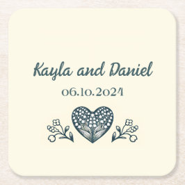 永遠の開花 スクエアペーパーコースター