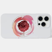 永遠の開花 - ローズデイのエレガンス Case-Mate iPhoneケース (裏面 (横))