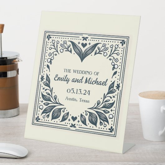 永遠の開花 台座サイン (インサイチュ)