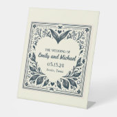 永遠の開花 台座サイン (正面)