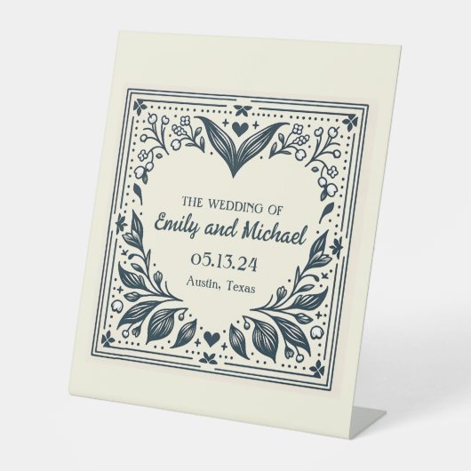 永遠の開花 台座サイン (正面)