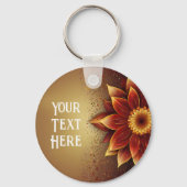 永遠の開花:永遠の愛のお祝い キーホルダー (裏面)