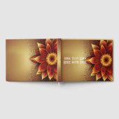 永遠の開花:永遠の愛のお祝い ゲストブック (全面)