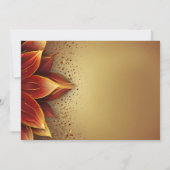 永遠の開花：永遠の愛のお祝い サンキューカード (裏面)