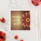 永遠の開花：永遠の愛のお祝い スタンダードカクテルナプキン (インサイチュ)