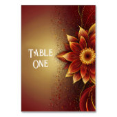 永遠の開花:永遠の愛のお祝い テーブルナンバー (正面)