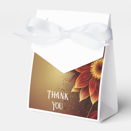 永遠の開花：永遠の愛のお祝い フェイバーボックス (正面サイド)