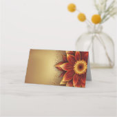 永遠の開花:永遠の愛のお祝い プレイスカード (裏面)