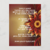 永遠の開花：永遠の愛のお祝い ポストカード (正面)