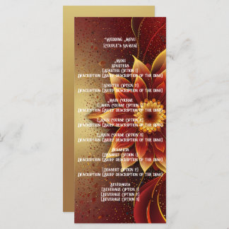 永遠の開花：永遠の愛のお祝い メニュー