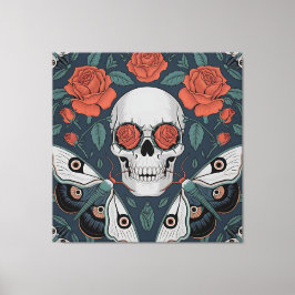 永遠の開花：生と死の踊り キャンバスプリント