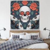 永遠の開花：生と死の踊り キャンバスプリント (インサイチュ (寝室))