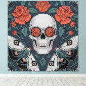 永遠の開花：生と死の踊り キャンバスプリント (インサイチュ (ウッドフロア))