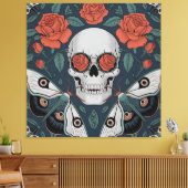 永遠の開花：生と死の踊り キャンバスプリント (インサイチュ (リビング))