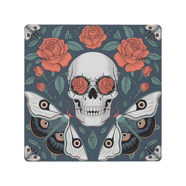 永遠の開花：生と死の踊り メタルプリント (正面)