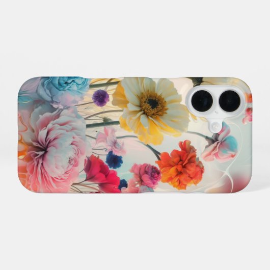 永遠の開花 iPhone 16ケース (裏面横)