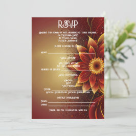 永遠の開花A永遠の愛のお祝いRSVP セーブザデート