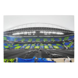 永遠の青永遠の緑のカップ決勝Tifoオンメタル メタルプリント