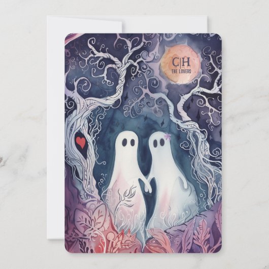 永遠の魂 |タロット結婚式招待状 招待状 (裏面)