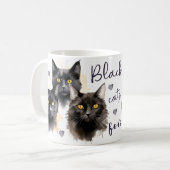 永遠の黒猫 コーヒーマグカップ (正面左)