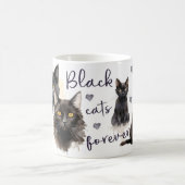 永遠の黒猫 コーヒーマグカップ (中央)