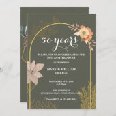 「永遠の50年：忘れられない記念日」 招待状 (正面/裏面)