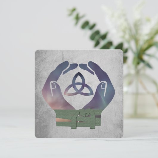 永遠のHandfastingの保存日付 セーブザデート (スタンド正面)