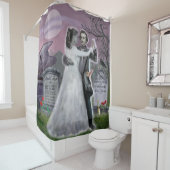 永遠のPoeおよびAnnabelリー シャワーカーテン (インサイチュ)